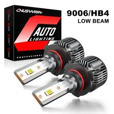 2-Sides 9006 HB4 LED Headlight Bulbs Conversion Kit Low Beam Super White Lights