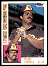 1984 Topps. Mario Ramirez Rookie . San Diego Padres #94