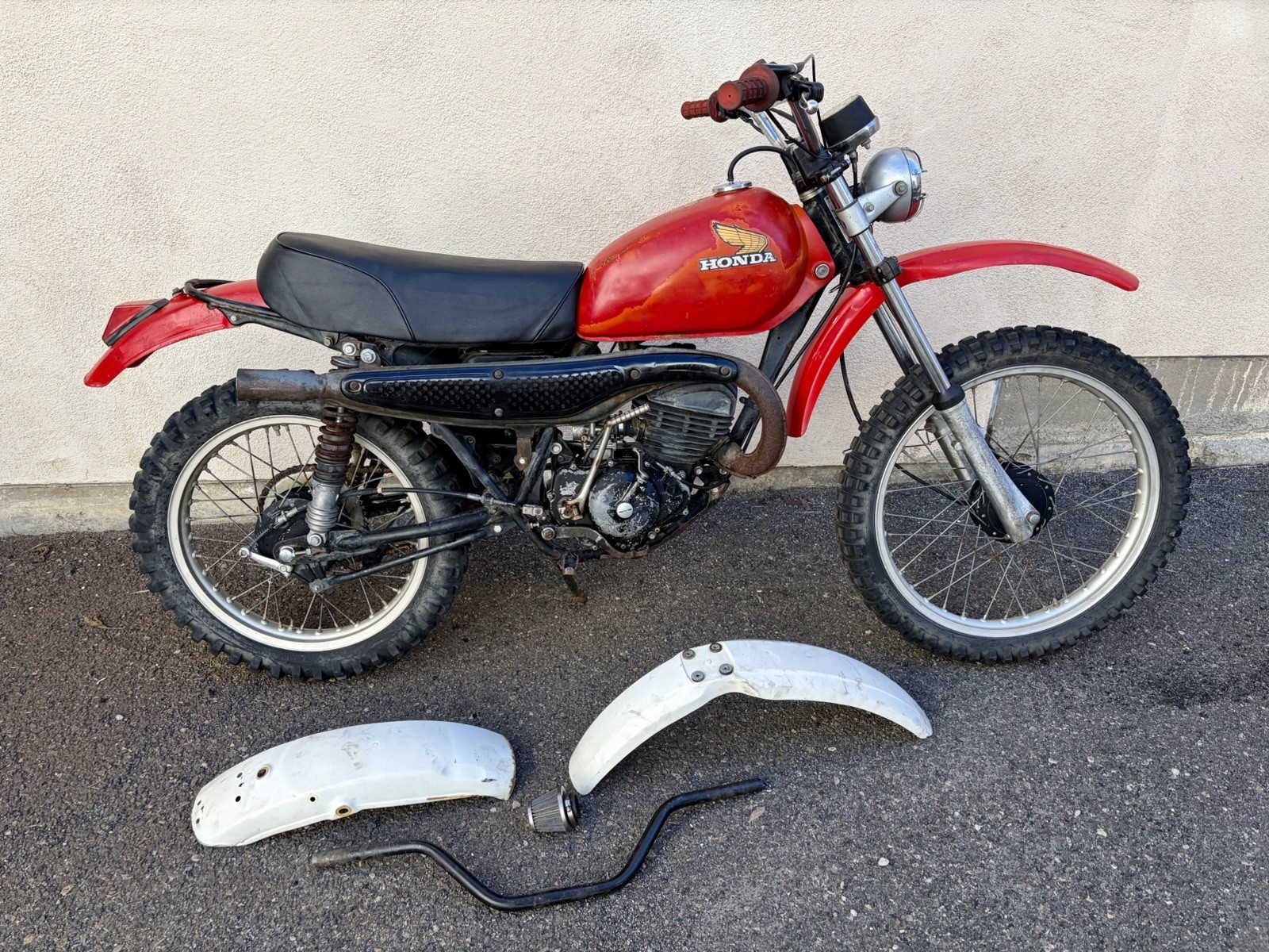 1976 Honda Elsinore MR 175 Biltwell 100 Vintage 2 S Dirt Enduro 200lbs! Project
