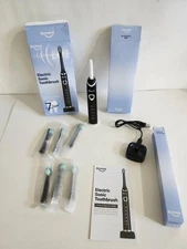 Bymore Electric Toothbrush, Travel Sonic Toothbrush with 6 Replacement Heads