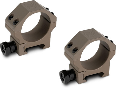 Precision Picatinny Scope Rings | 30mm Diameter | Flat Dark Earth