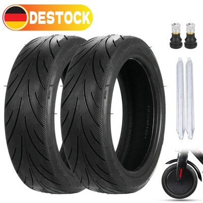Reifen Gummi Für Ninebot Max G30/G30D Zubehör+Ventil E-Scooter 10Zoll 60/70-6.5,