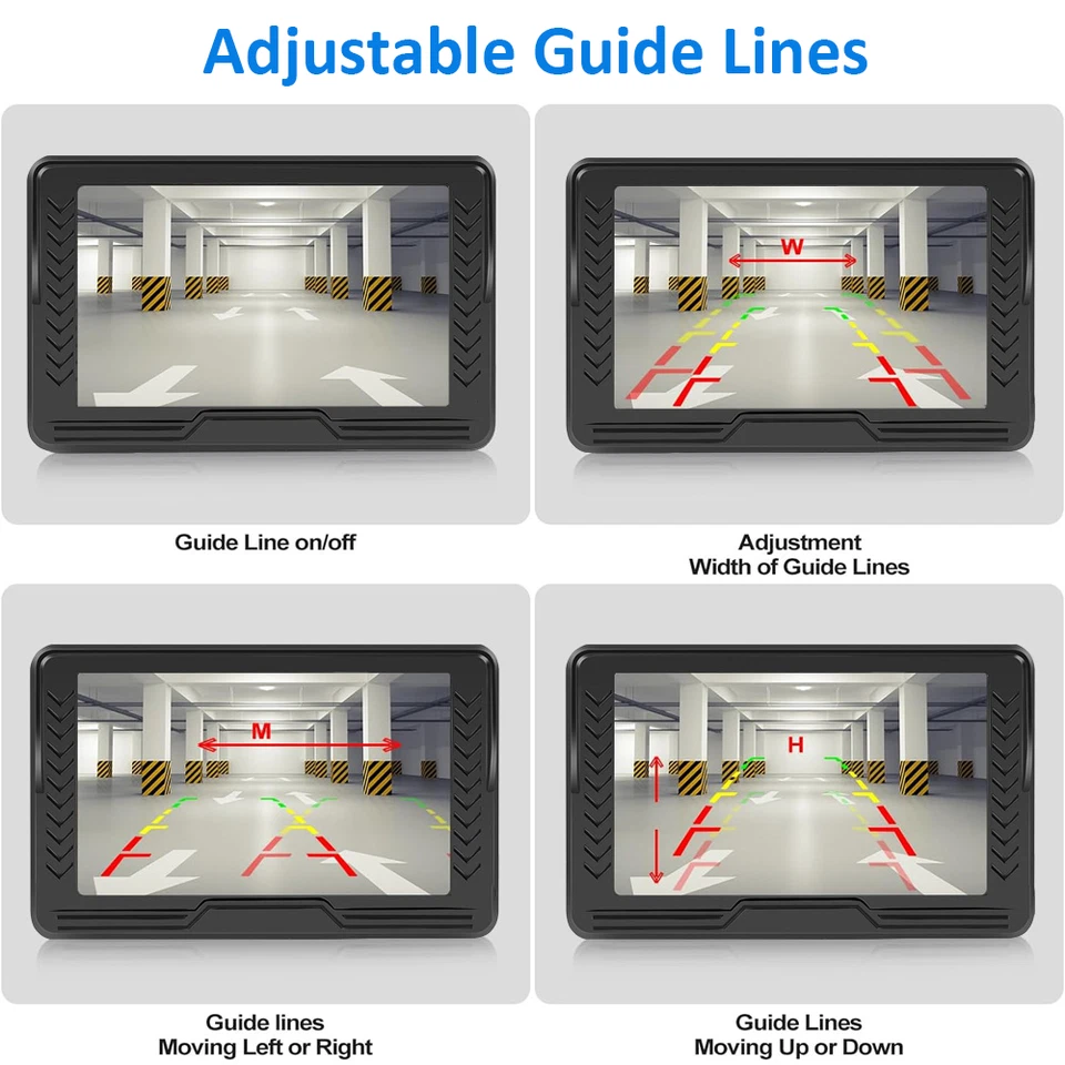 1080P Wireless RV Backup Camera 5" Car Monitor for Trailer Truck Van - Image 4 of 4
