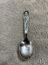 Vintage Silver Plate Gerber Spoon USA Decent Condition Very Old Design Unique