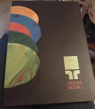 Orsoni Mosaici Art Mosaic Book Angelo Orsoni 1888 - 1988 Soft Cover