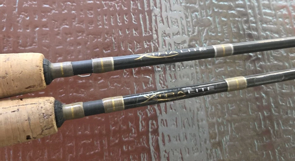 Par de varillas giratorias Quantum de dos piezas ultraligeras 6'6 Super UL 2-6# XLS66SUL  Foto 2 de 4