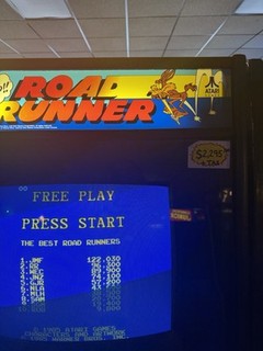 ROAD RUNNER SYSTEM 1 ARCADE CARTRIDGE PCB BOARD WORKING!! MADE by ATARI GENUINE.