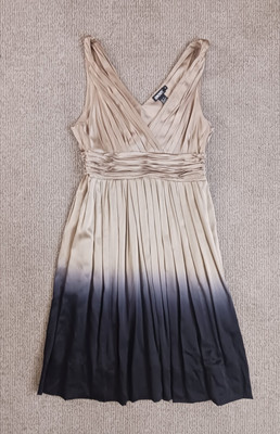 dkny ombre pleated dress New Collection Dkny Petite Belted Ombre Long-Sleeve Pleated-Skirt Dress Size 12p . . . . #dress #libraboutiquebr #fashion