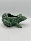 McCoy USA Frog Planter, Large, Green, 8"Lx4.5"W. Excellent Condition