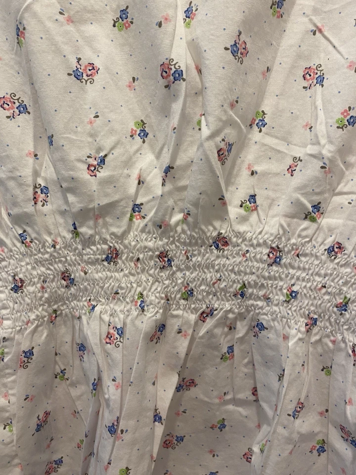 CARHARTT Girls “Floral Print Button Up Top” Size 10M White/Pink “C” EUC - Image 3 of 4