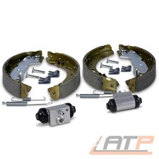 SATZ BREMSBACKEN TROMMELBREMSE +ZUBEHÖR + RADBREMSZYLINDER FÜR FORD FIESTA 6 KA+