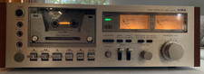 AIWA AD-6550 Cassette Deck - TURNS ON/ SPINS - READ DESCRIPTION - Silver Hi-Fi