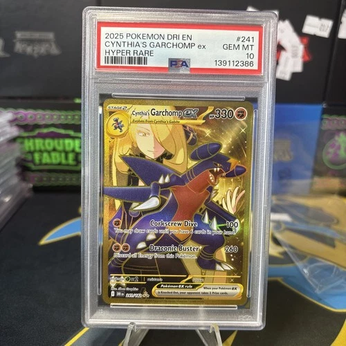 Cynthia's Garchomp EX 241/182  - PSA 10 (Destined Rivals)