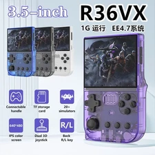 3.5-inch R36VX Retro Handheld Game Console Video Games 3D Handheld Game Console