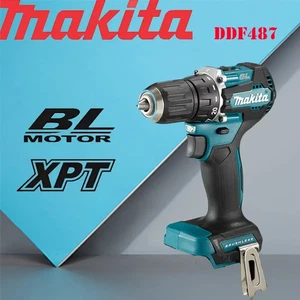 Makita Original: ANGLAIS DDF487 Perceuse de conducteur sans fil 18V Vis électrique à impact sans brosse