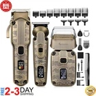 Professional Hair Cut Machine Barber Salon Cutting Trimmer Clipper Kit Set