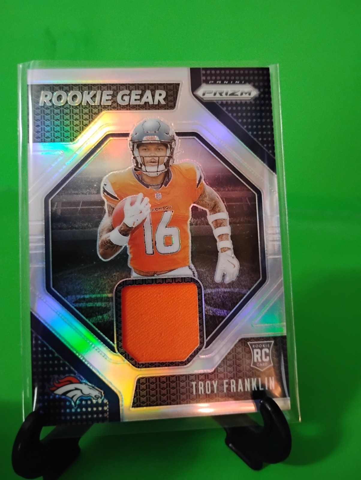 H2 2024 Panini Prizm - Rookie Gear Troy Franklin #RG-TFN (MEM, RC)