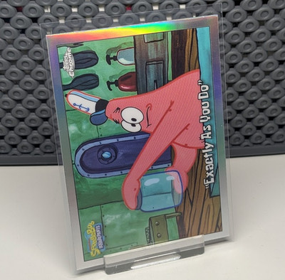 Exactly as you do REFRACTOR Topps Chrome Spongebob Schwammkopf 194 Patrick