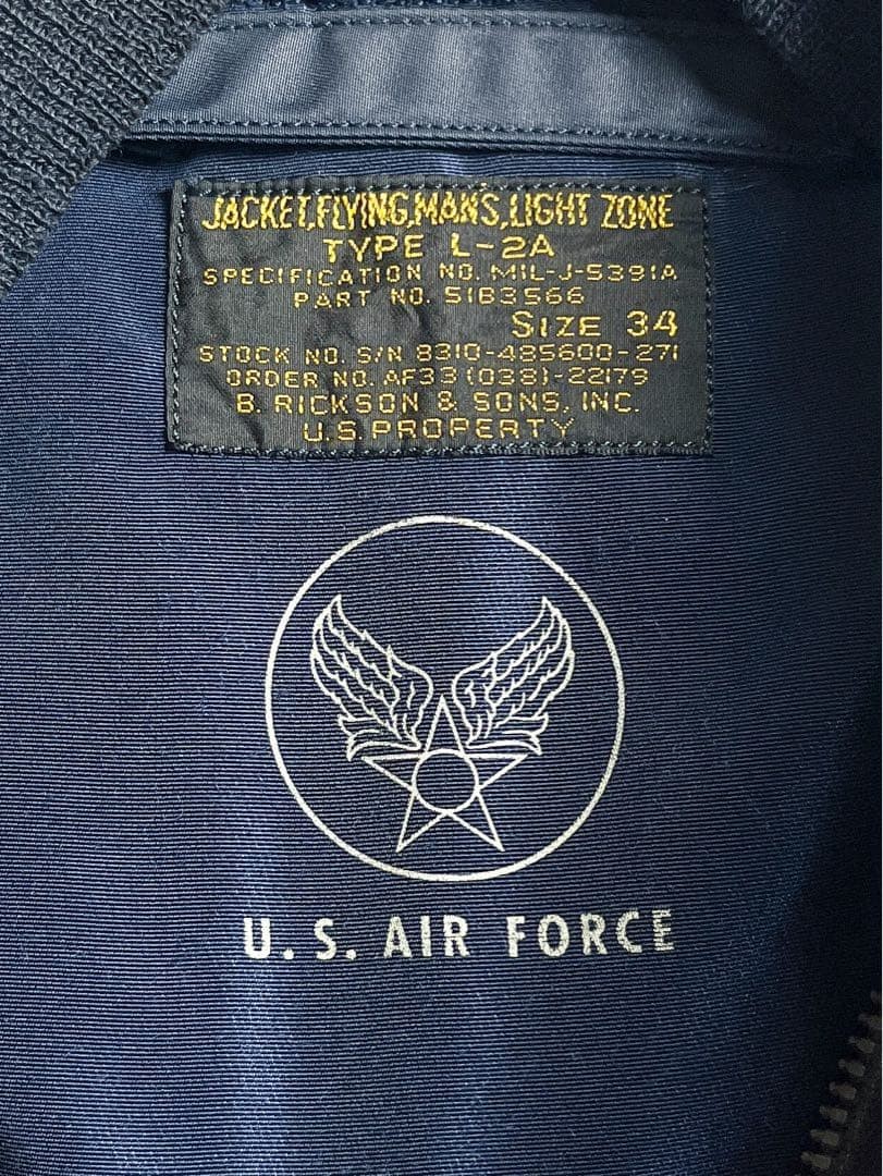 Buzz Rickson's L-2A Flight Jacket, Used, Authenti… - image 3