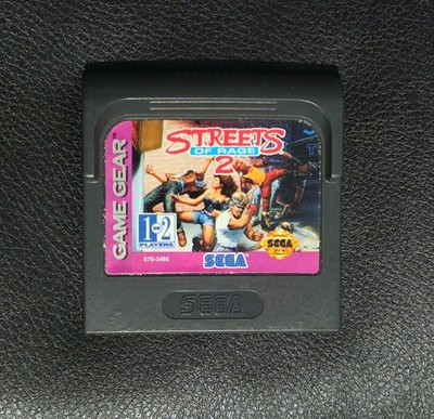 Streets of Rage 2 (Sega Game Gear, 1993) Authentic Cartridge Tested w/ Case