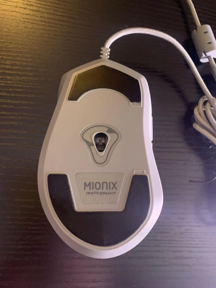 MIONIX CASTOR Shark Fin Gaming Mouse Grey Used Tested - Image 2 of 4