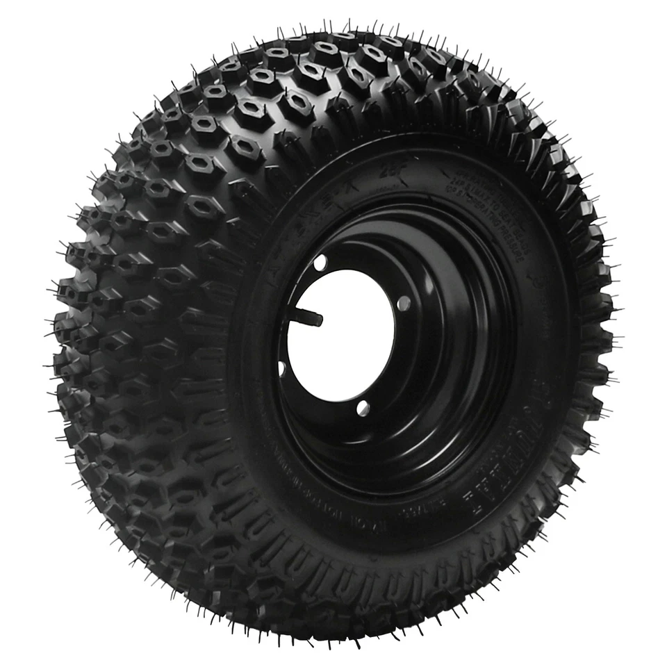 4PCS 16x8-7 Tyre 7 inch 4 Stud Wheel Rim 110mm for ATV Quad Go Kart 110cc 125cc - Image 3 of 4