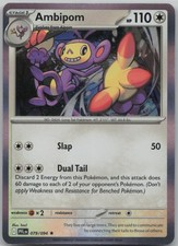 Ambipom 079/094 Rare Phantasmal Flames Pokemon Holo Near Mint