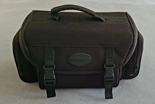 AMBICO Camera/Camcorder Carrying Case W/Three Outer Pockets Padded Interior