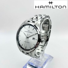 HAMILTON Jazz master H324510 Date Silver Dial Men's Watch No Box Working