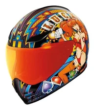 Icon Adult Domain Lucky Lid 4 Helmet Full Face | XS S M L XL 2XL 3XL | Multi