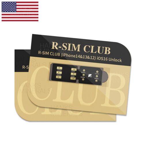 R-SIM18 CLUB RSIM18 Club iOS16 Nano Unlock Card For iPhone 14 13 12 11 X XR SE - Photo 1 sur 5