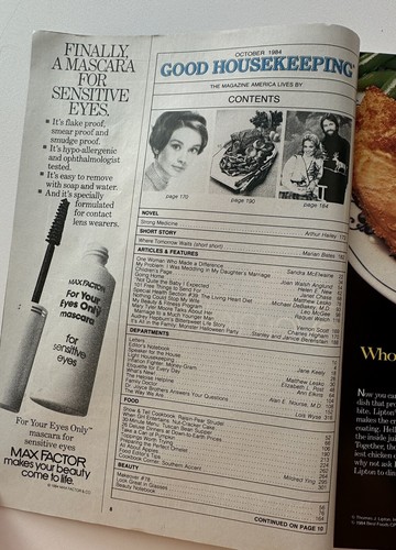 Good Housekeeping Magazine October 1984 Mary Tyler Moore ~ Audrey Hepburn - Picture 3 of 15