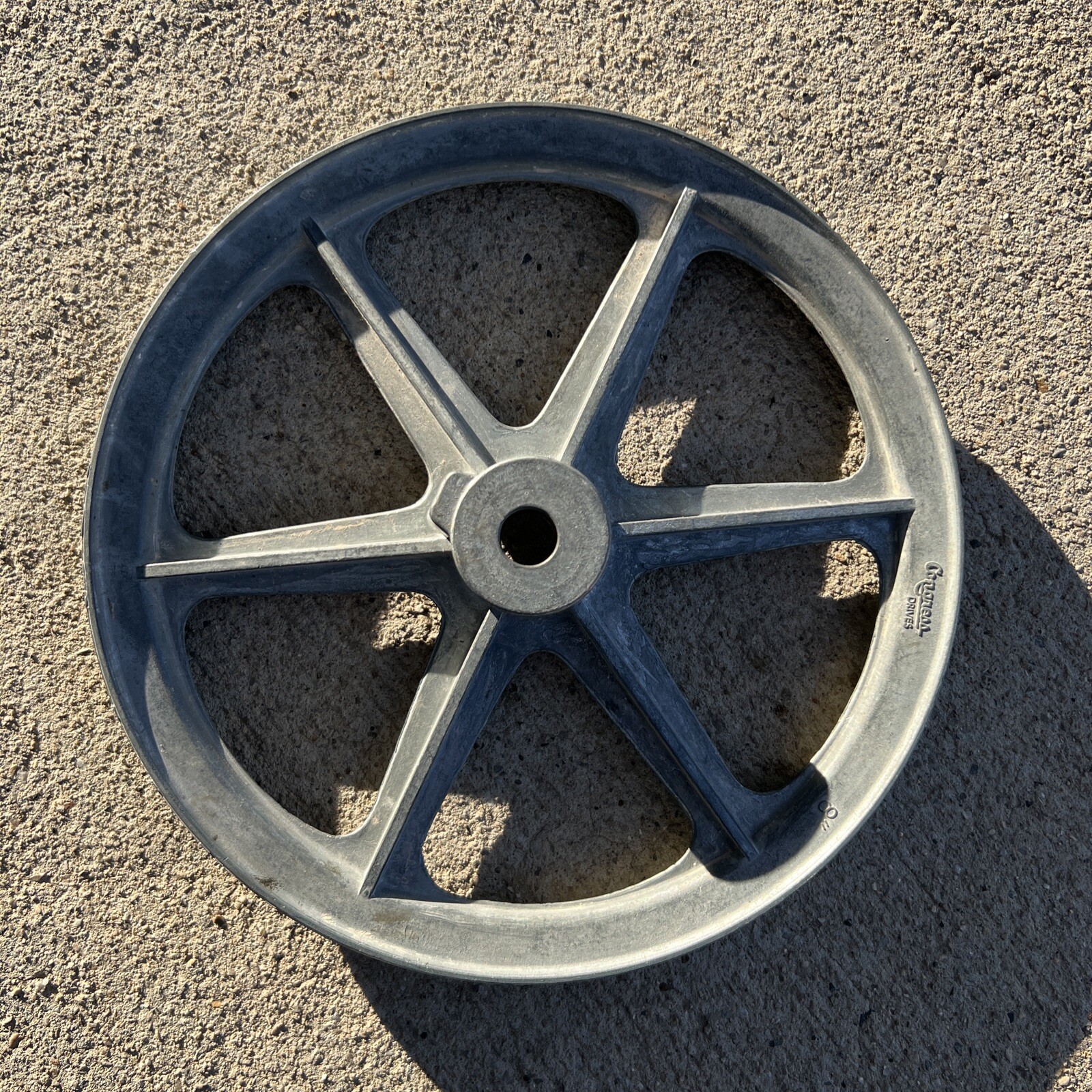 Congress Drives 8” Outside Diameter VBelt Pulley for 1/2” Shaft With