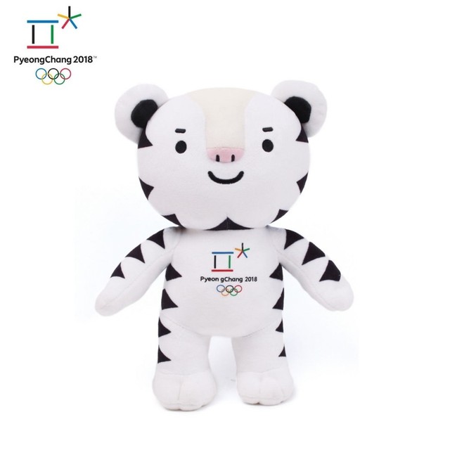 2018 PyeongChang Winter Olympic Official Games Mascot Soohorang Doll / Size 30cm