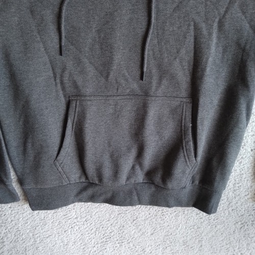 NOVA Men Size Large Gray Charcoal Fleece Pocketed Tyson Pullover Hoodie NWT - Picture 2 of 8