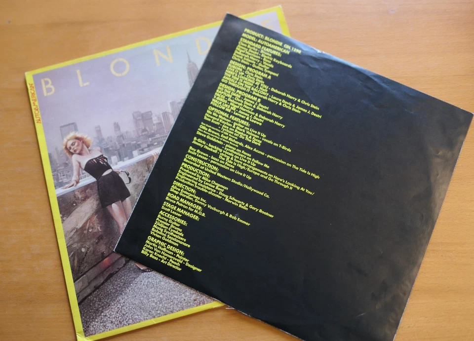 Blondie Autoamerican 1980 Vinyl + inner Chrysalis Holland CDL 1290 - Image 4 of 4