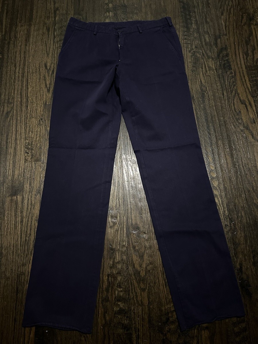 パンツ prada/straight pants Prada Straight Pants 44 Wool Purple Solid Color | eBay