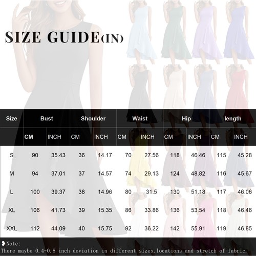 Women's Cocktail Party Formal Wedding Guest Ruffles Dresses, Prom Evening Dress - Picture 42 of 60