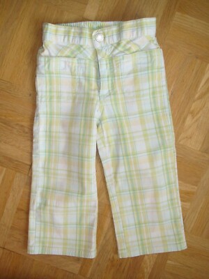 Cherokee Sommer Hose Jeans kariert Unisex Gr. 2 J. 92 guter Zustand