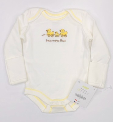 long sleeve bodysuit baby with hand covers