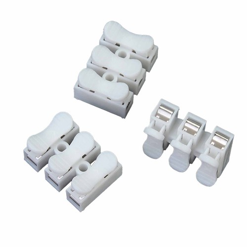 50PCS of CH3 Spring Wire Connector Terminal Block for Safe and Reliable Wiring eBay