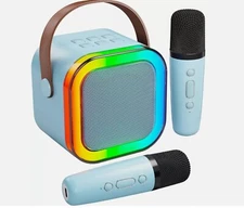 Mini Karaoke Machine for Kids Adults Portable Bluetooth Speaker with...