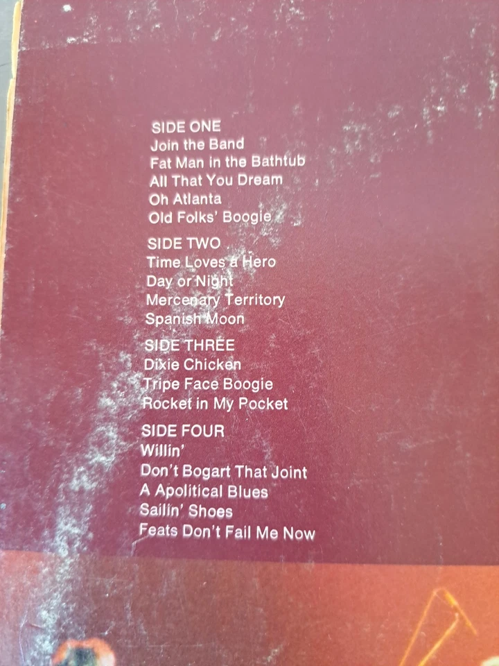 Little Feat Waiting For Columbus Lp Mfsl EX Vinyl 2xlp Foto 4 de 4