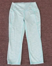 RBX Leggings Womens Large Green Ankle High Rise