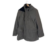 Vintage 90s Fleet Street Women's Navy Hooded Hiking Raincoat Large (uk 14-16)