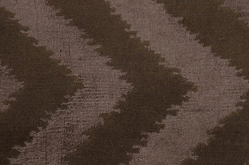 Authentic Hand-Knotted Nepalese Indian Chevron Rug 6x9 ft Carpet - Picture 9 of 19