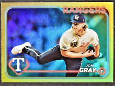 2024 Series 1 Base Gold Foil #16 Jon Gray  - Texas Rangers