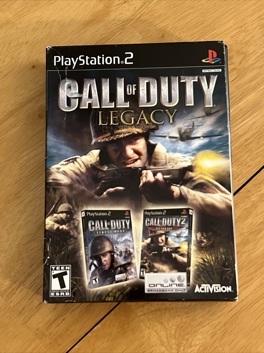 Call of Duty Legacy - Finest Hour & 2 Big Red One Sony Playstation