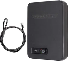 Gun Safes for Pistols, Small Pistol Safe Portable Safe Plastic Car Travel Safe