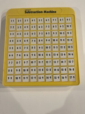 Lakeshore Subtraction Machine Memory Learning Math Facts Fun Learning Buttons